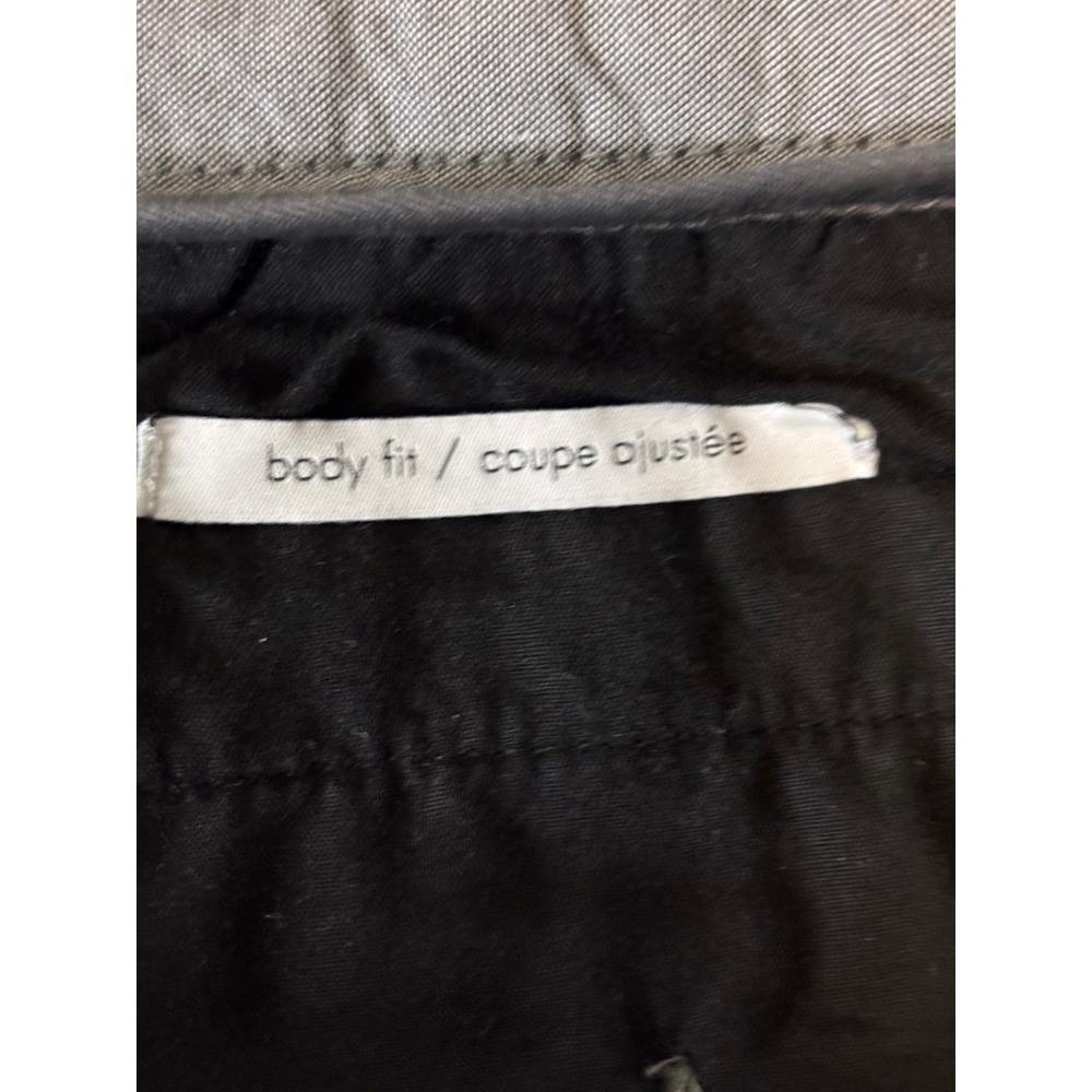 Calvin Klein Mens 38x30 Dark Gray Chino Flat Front Fitted Dress Casual Trouser - Picture 9 of 10